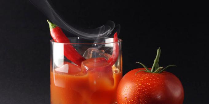 Suco de tomate - suco de tomate