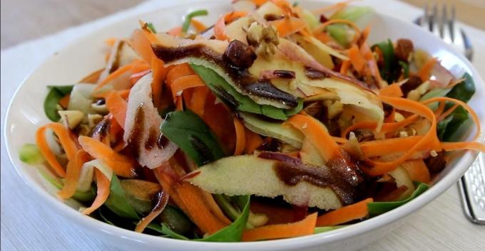 Salada e baixo teor de gordura molhos - salada e sem gordura molhos