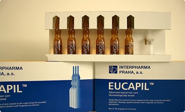 Eucapil ® (disponível em 30 ampolas de 2 ml)