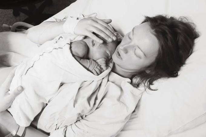 Parto em parceria em fotos: 10 pais que veem seus bebês pela primeira vez